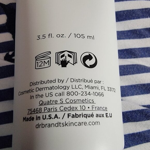 Two for $30 Dr Brandt Clean Biotic PH-Balanced Yogurt Cleanser Chlorophyll NIB - Picture 6 of 11